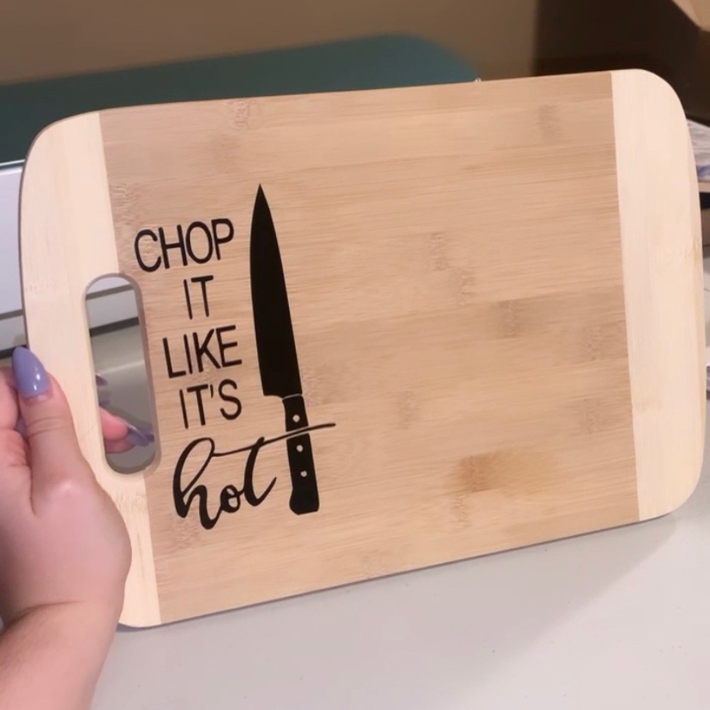 Chop it like it’s hot cutting board - holiday season, gift ideas